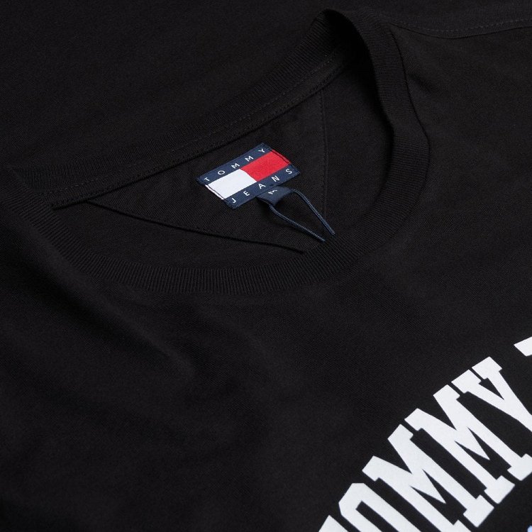 Tommy Hilfiger Ανδρικό T-Shirt DM0DM20362 BDS Μαύρο