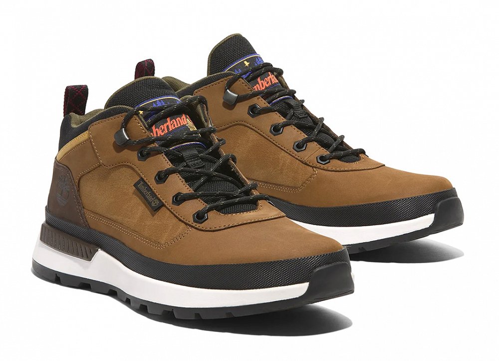 Timberland Ανδρικό Δερμάτινο Μποτάκι Field Trekker A6DKN EM5 Καφέ