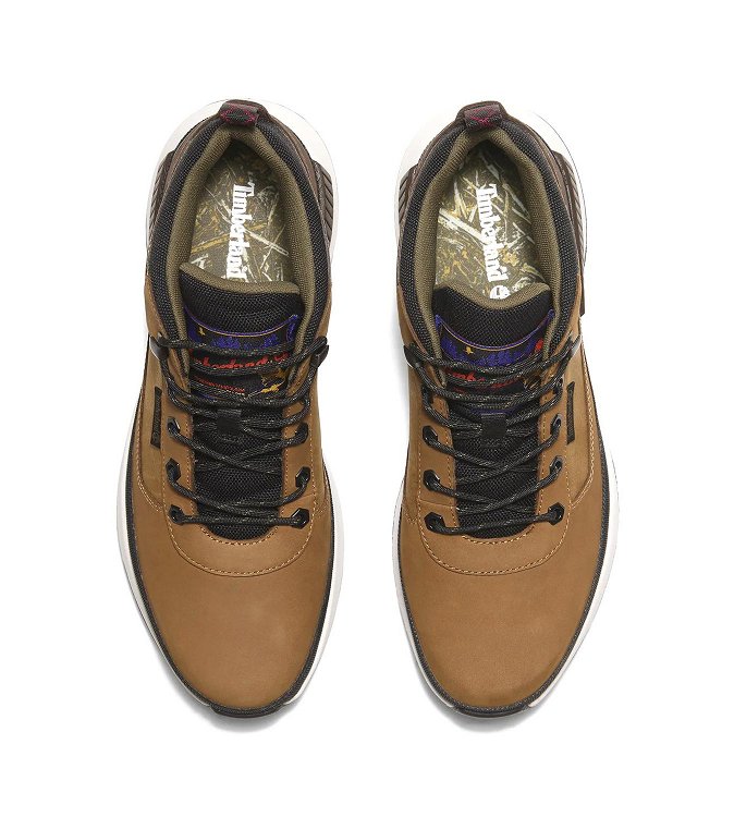 Timberland Ανδρικό Δερμάτινο Μποτάκι Field Trekker A6DKN EM5 Καφέ