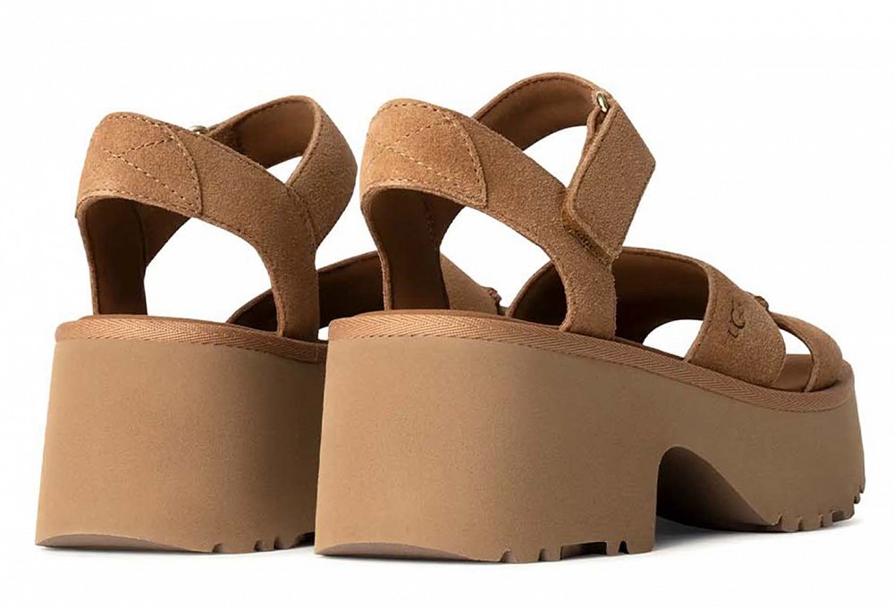 Ugg Γυναικείο Πέδιλο W New Heights Ankle Strap 1167475 Che Ταμπα