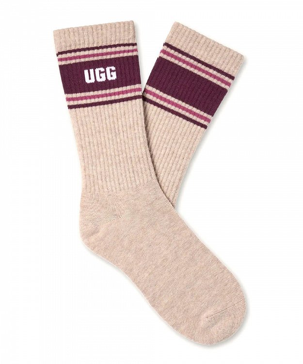 UGG Γυναικείες Κάλτσες 2 Τεμάχια Jedlyn Varsity Crew 1181410 Saltwate/Wild Grape