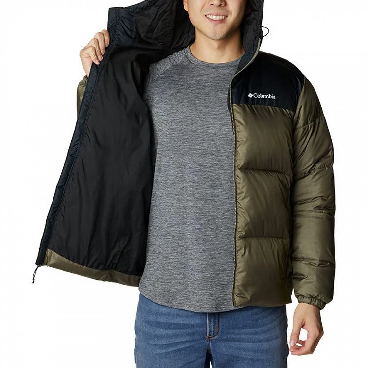 Columbia Ανδρικό Μπουφάν Puffect™ Hooded Jacket 2008413-397 Stone Green