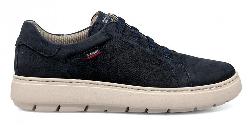 Callaghan Δερμάτινο Ανδρικό Casual 60603 Μπλέ