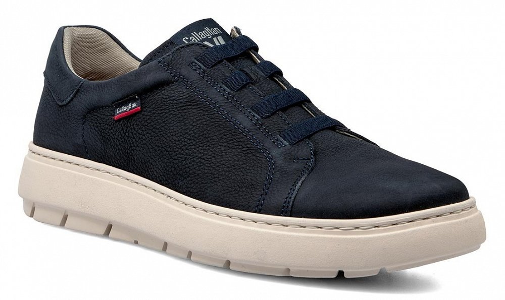 Callaghan Δερμάτινο Ανδρικό Casual 60603 Μπλέ
