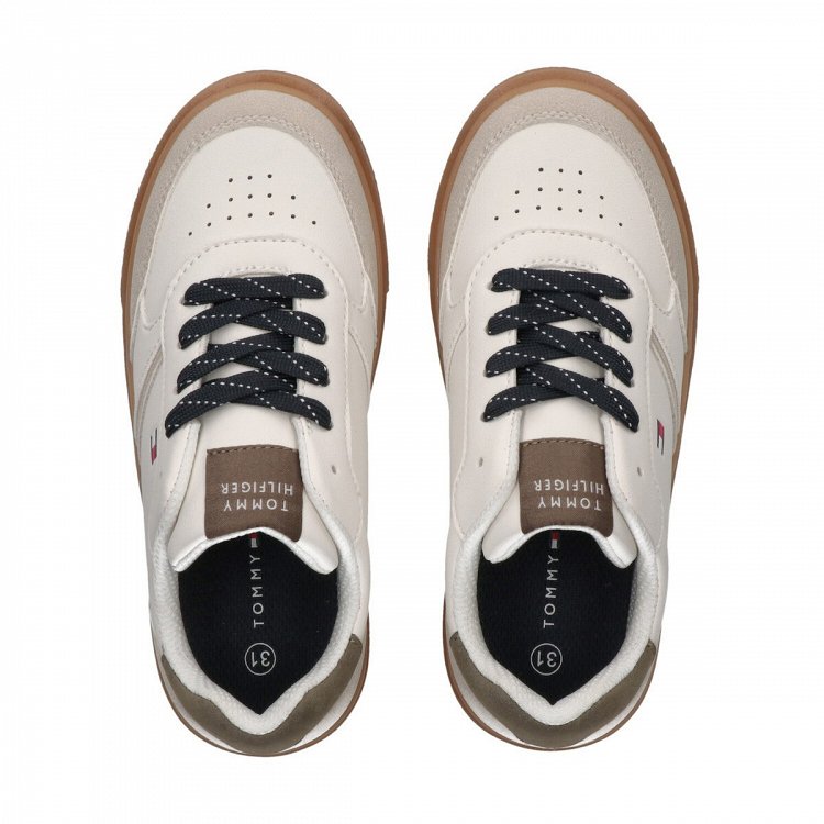 Tommy Hilfiger Kids Sneaker T3X9-35238-0318Y604 Λευκό