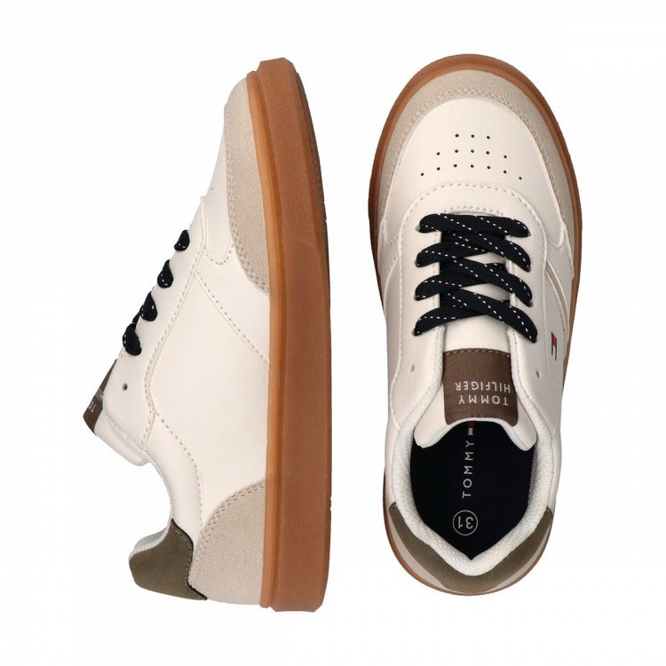 Tommy Hilfiger Kids Sneaker T3X9-35238-0318Y604 Λευκό