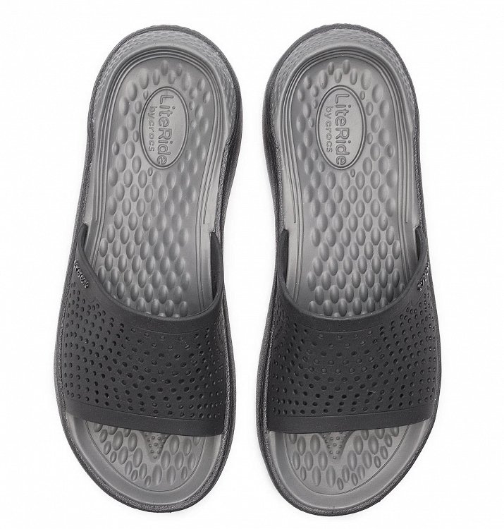 Crocs Literide Slide 205183-0DD Black/Slate Grey