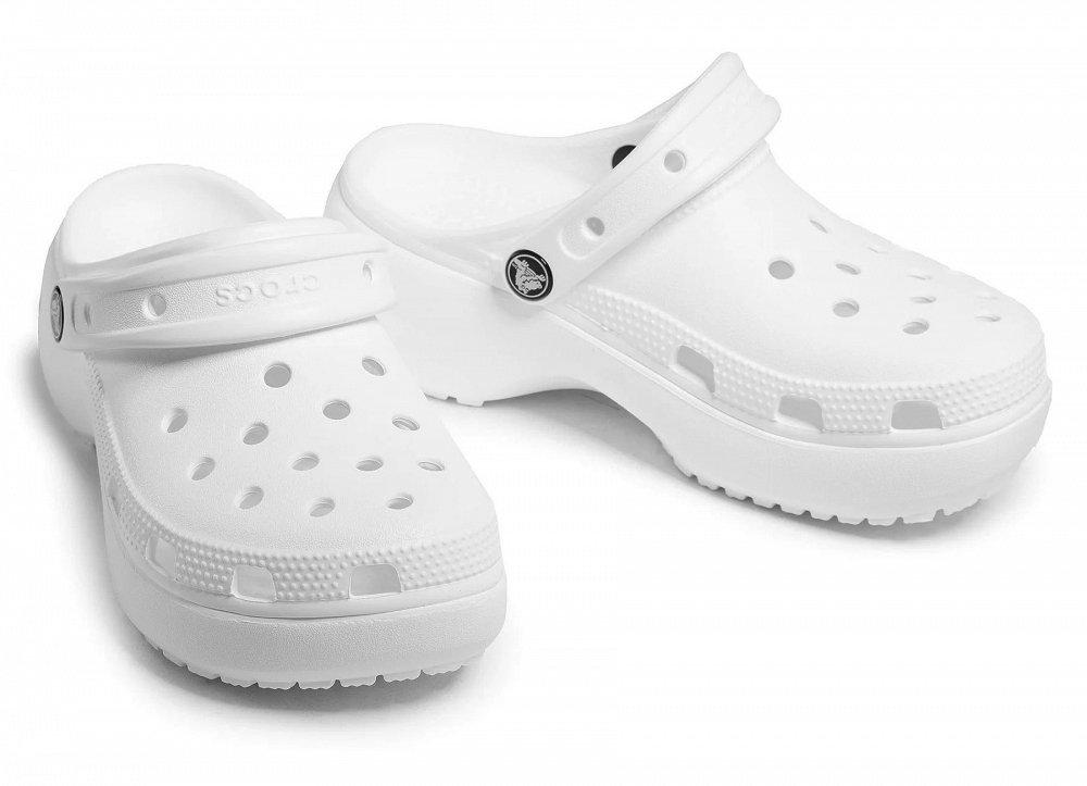 Crocs Classic Platform Clog W 206750-100 White