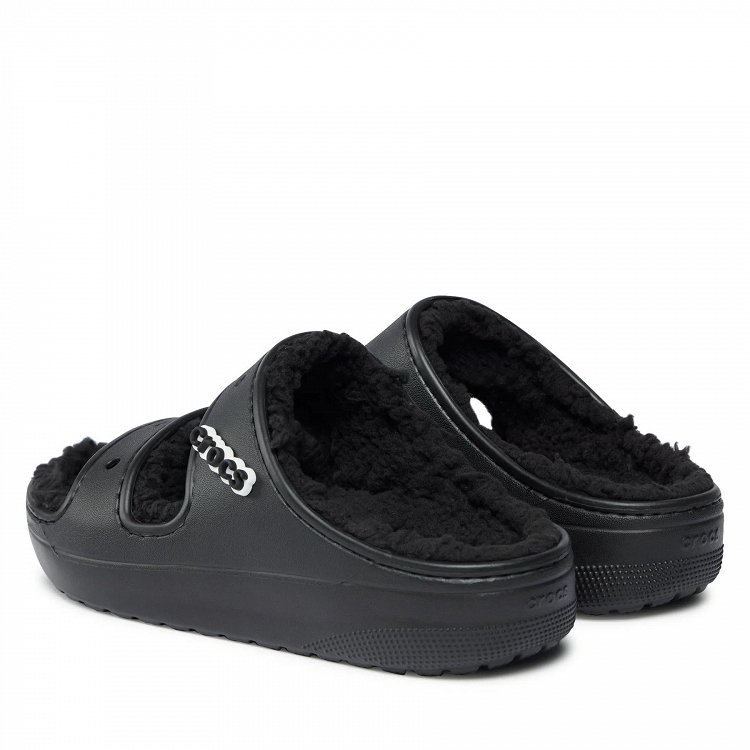 Crocs Classic Cozzzy Sndal 207446 060-Black/Black