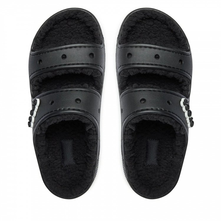 Crocs Classic Cozzzy Sndal 207446 060-Black/Black