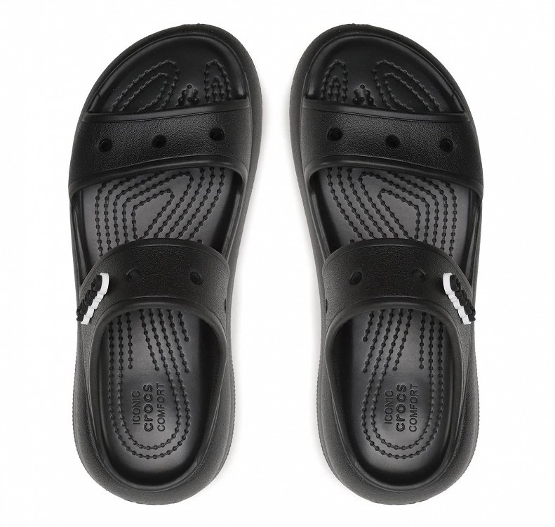 Crocs Classic Crush Sandal 207670 001 Black