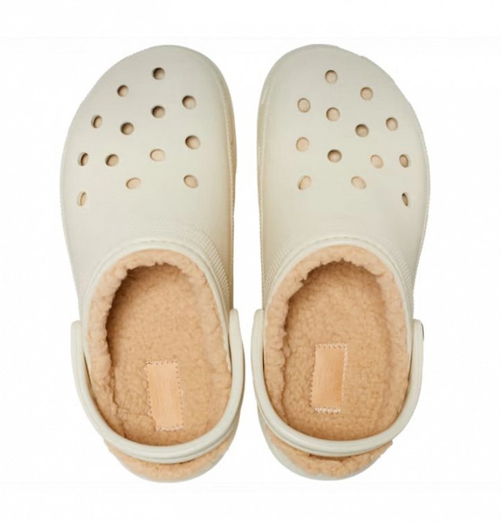 Crocs Classic Platform Lined Clog W 207938 2Y2 Bone