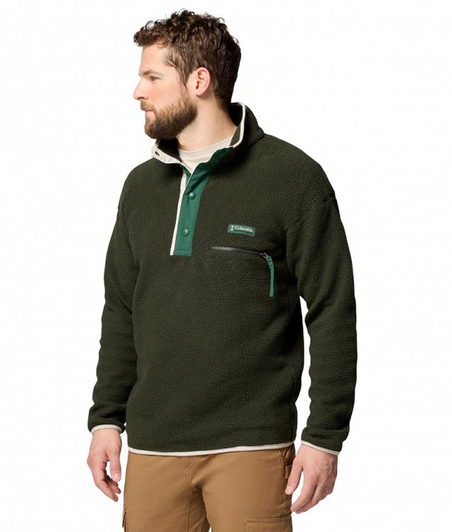 Columbia Ανδρική μπλούζα Helvetia™ II Half Snap Fleece 2090891 367 Πράσινο