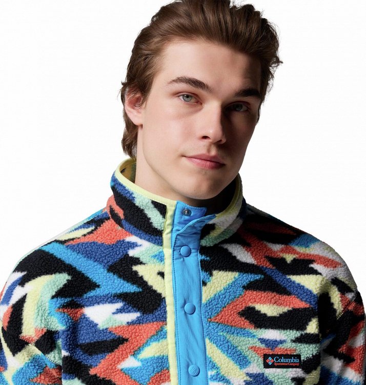 Columbia Ανδρική Μπλούζα Helvetia™ II Printed Half Snap Fleece 2098461 491 Πολύχρωμο