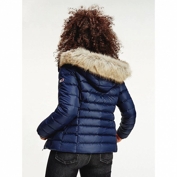 Tommy Hilfiger Tjw Basic Hooded Down Jacket DW0DW08588 C87 Blue