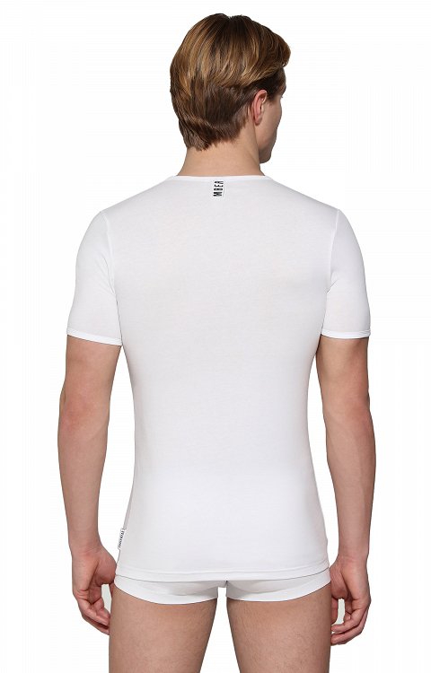 BIKKENBERGS 2Pack T-Shirt Crew Neck BBK1UTS01BI White