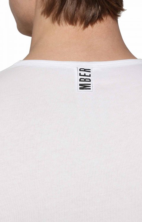 BIKKENBERGS 2Pack T-Shirt Crew Neck BBK1UTS01BI White