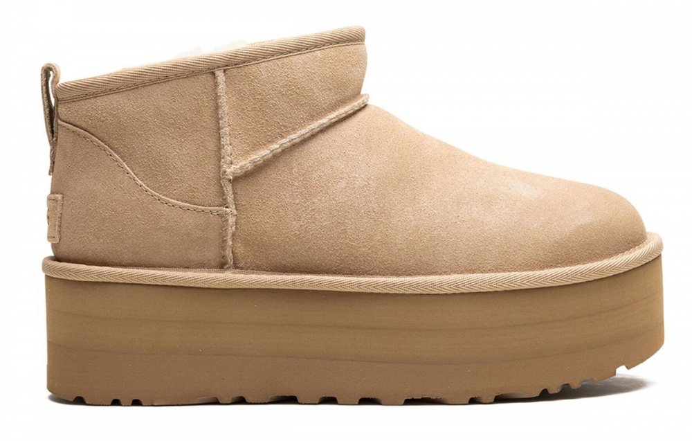 UGG W Classic Ultra Mini Platform 1135092 SAN Μπεζ