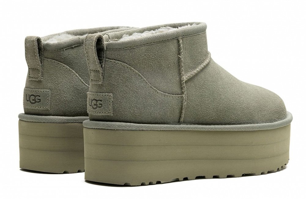 UGG W Classic Ultra Mini Platform 1135092 SDC Λαδί