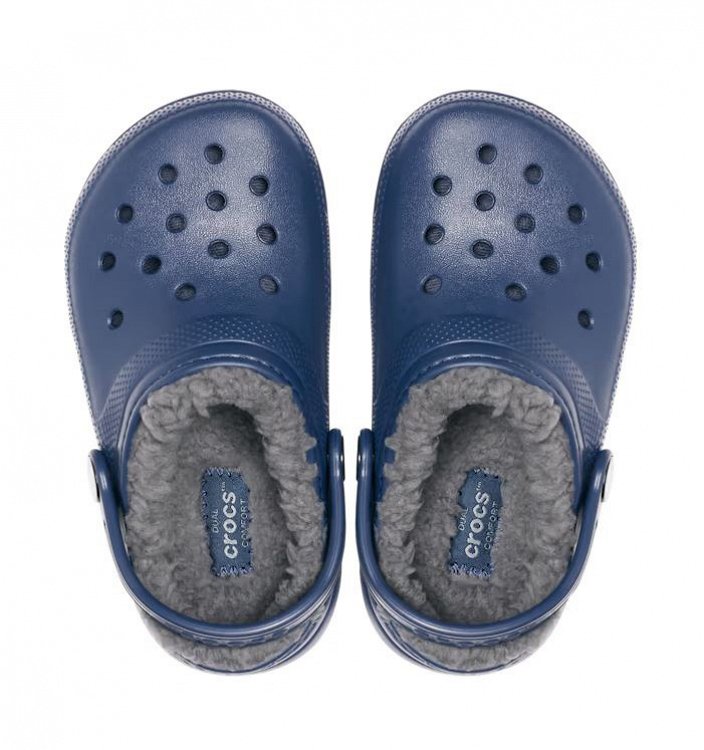 Crocs Classic Lined Clog T 207009 459-Navy/Charco