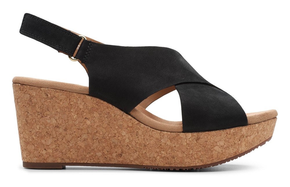 Clarks Annadel Eirwyn 26124868 Black Nubuck