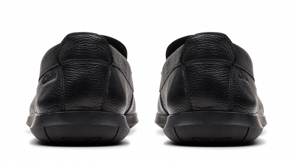 Clarks Ανδρικό Δερμάτινο Loafer Flexway Step 26176952 Black Leather