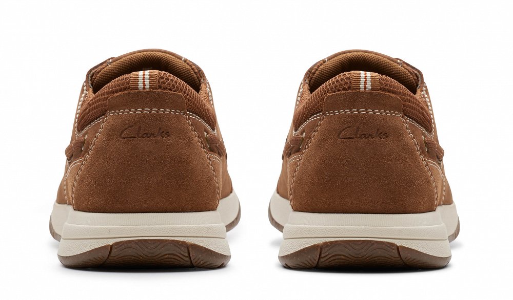Clarks Sailview Lace 26176971 Light Tan Nubuck