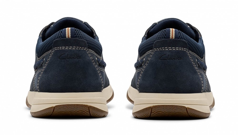 Clarks Sailview Lace 26176972 Navy Nubuck