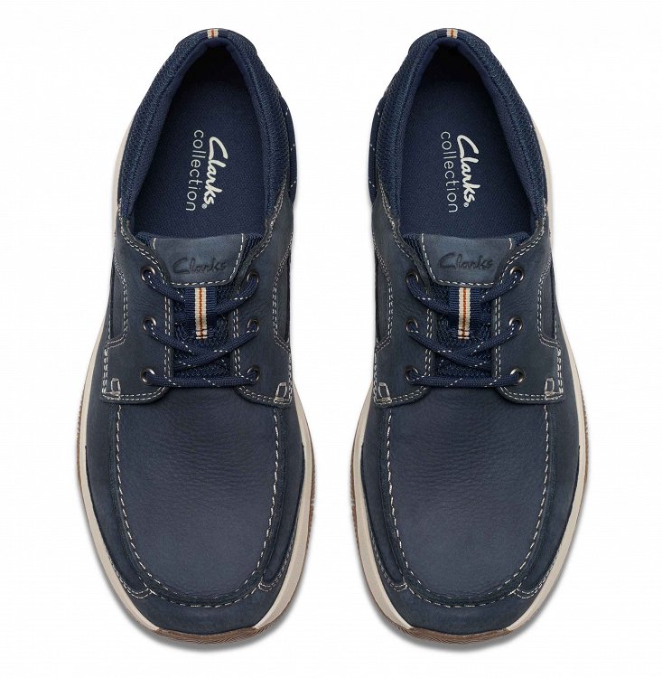 Clarks Sailview Lace 26176972 Navy Nubuck