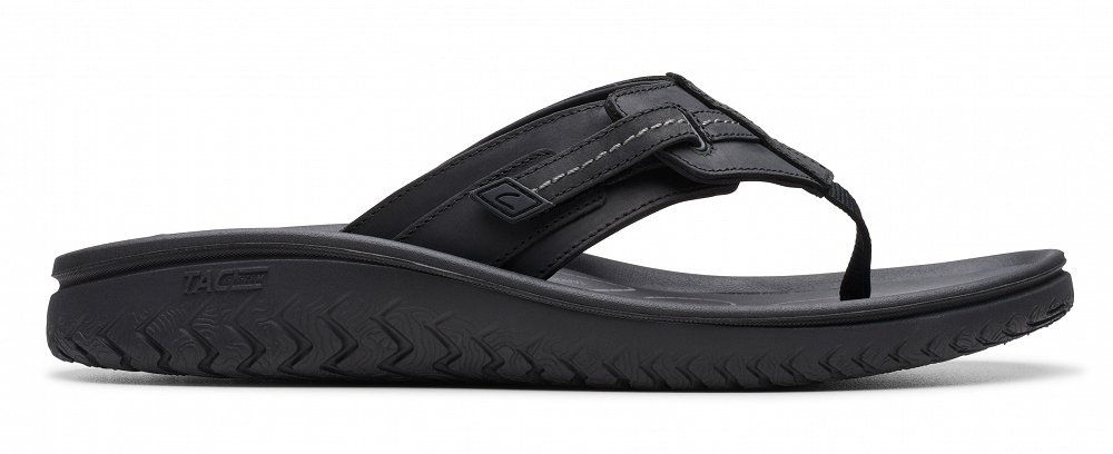 Clarks Wesley Sun 26176988 Black Leather