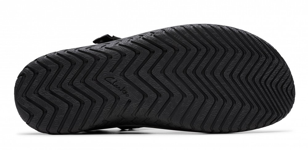 Clarks Ανδρικό Δερμάτινο Πέδιλο Wesley Shore 26182010 Black Leather