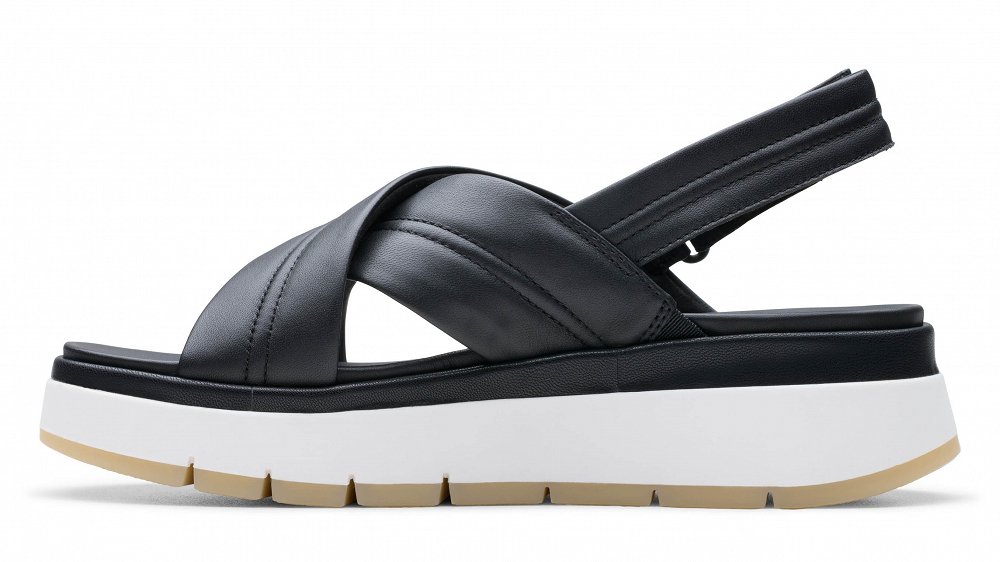 Clarks Γυναικεία Πλατφόρμα Tuscan Cross 26182233 Μαύρο