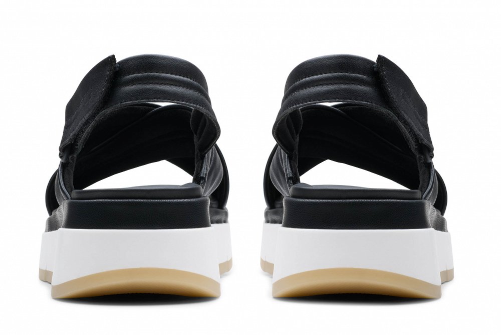 Clarks Γυναικεία Πλατφόρμα Tuscan Cross 26182233 Μαύρο