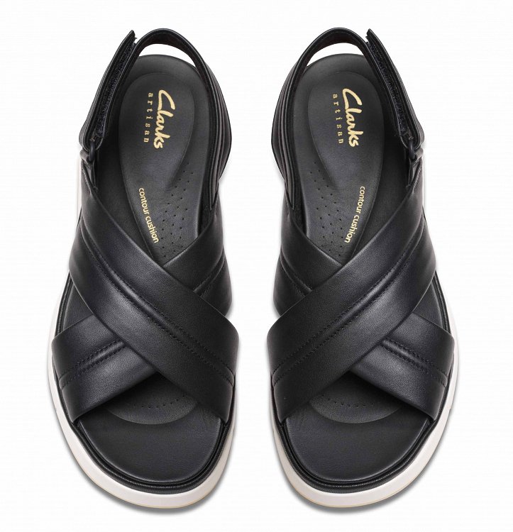 Clarks Γυναικεία Πλατφόρμα Tuscan Cross 26182233 Μαύρο