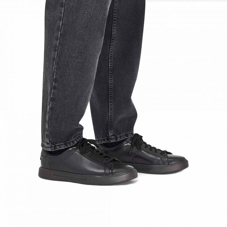 Clarks Ανδρικό Δερμάτινο Παπούτσι Romsey Lace 26182591 Black Leather