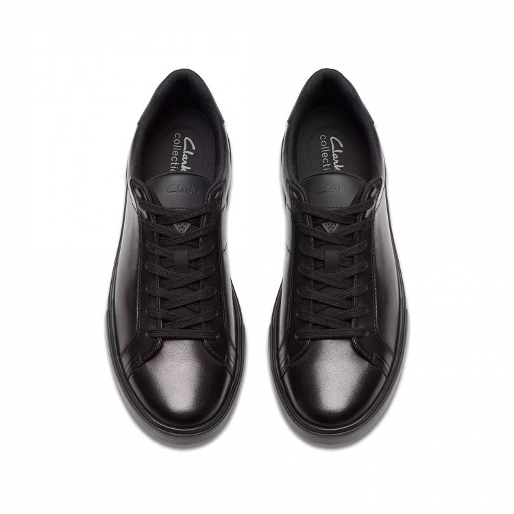 Clarks Ανδρικό Δερμάτινο Παπούτσι Romsey Lace 26182591 Black Leather