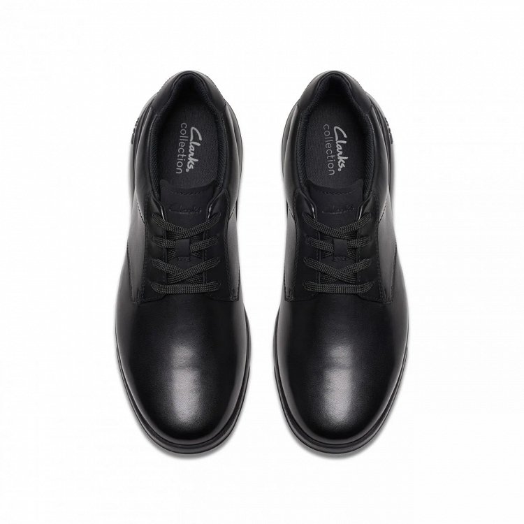 Clarks Ανδρικό Δερμάτινο Παπούτσι Lifton Lace 26183698 Black Leather