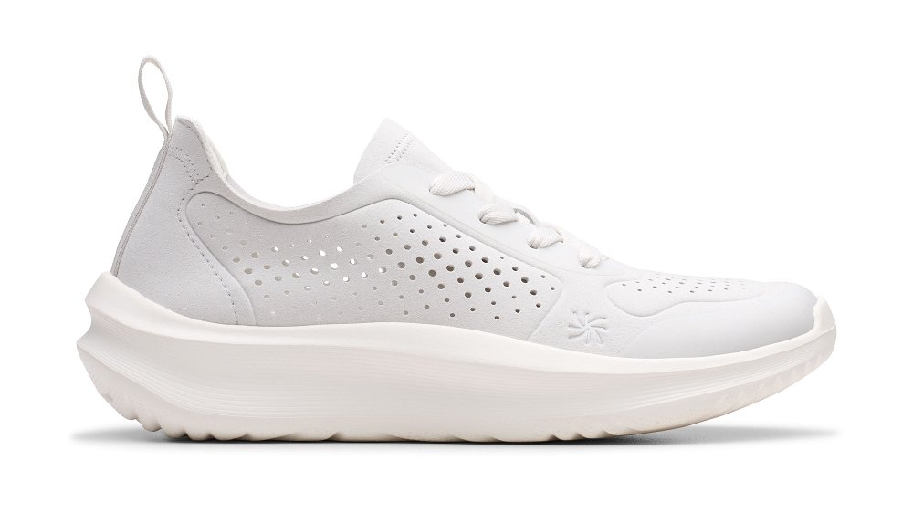 Clarks Γυναικείο Cloudsteppers Sneaker Solevana Tie 26184294 Off White