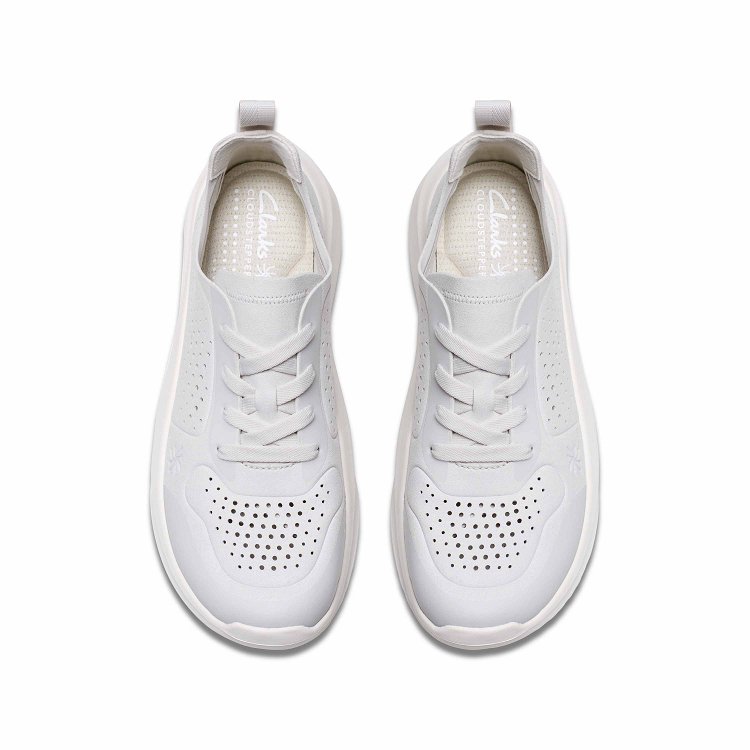 Clarks Γυναικείο Cloudsteppers Sneaker Solevana Tie 26184294 Off White