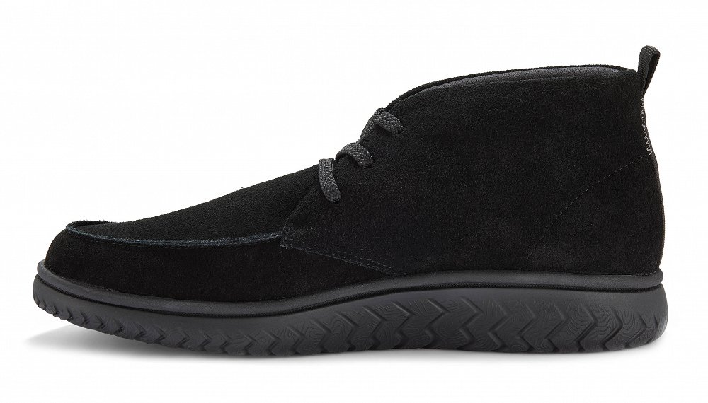 Clarks Ανδρικό Δερμάτινο Μποτάκι RelaxLite Moc 26184688 Black Suede