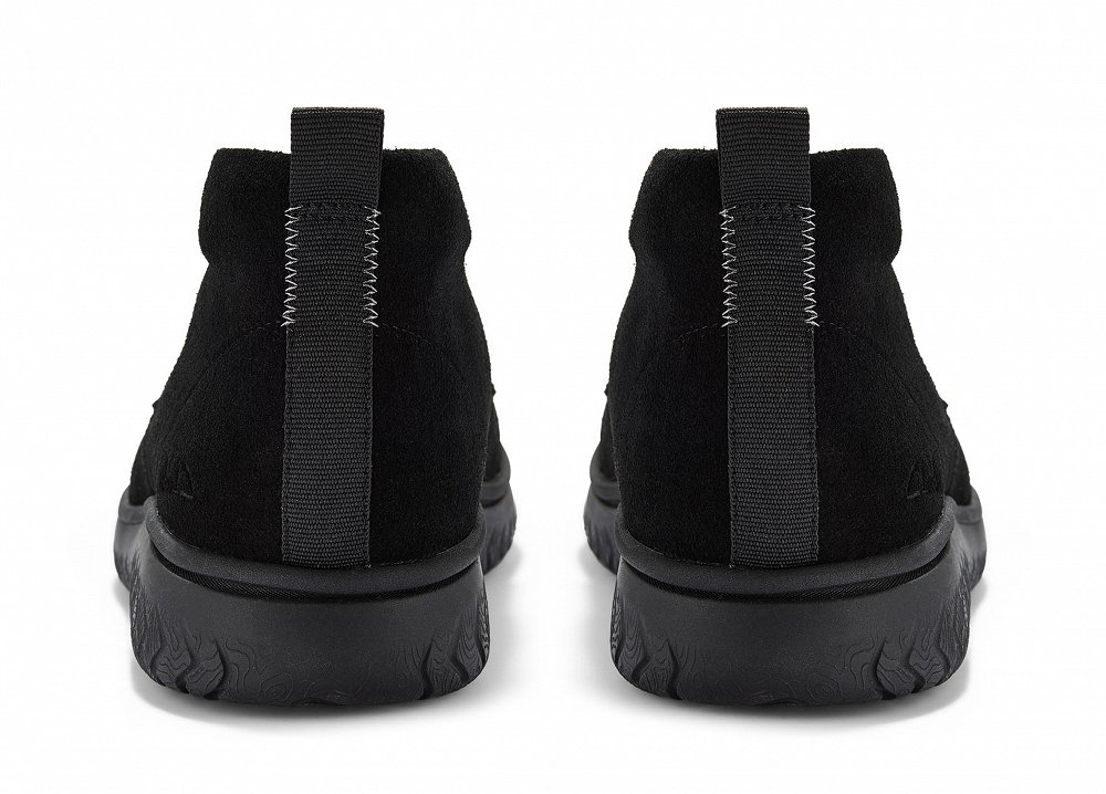 Clarks Ανδρικό Δερμάτινο Μποτάκι RelaxLite Moc 26184688 Black Suede
