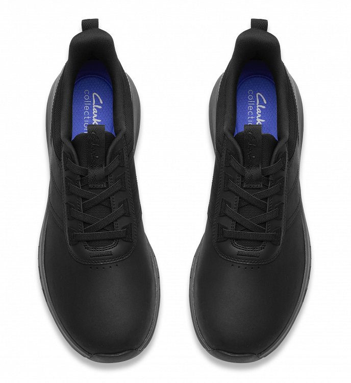 Clarks Ανδρικό Sneaker Motion Trek LX 26184781 Black Leather