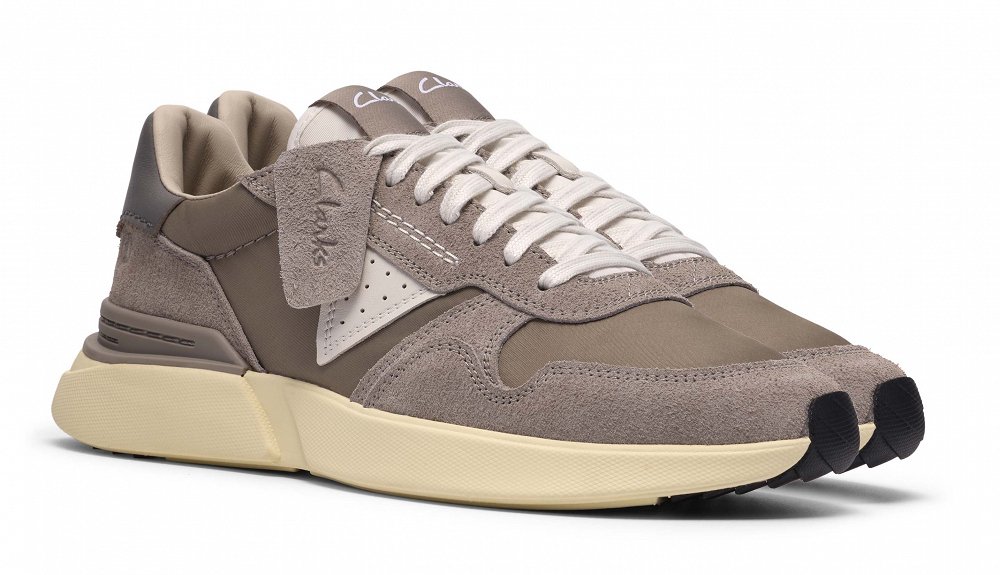 Clarks Ανδρικό Δερμάτινο Sneaker Craftwick Lace 26186558 Grey