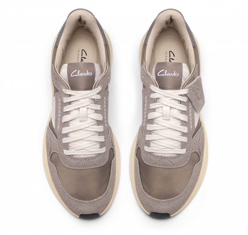 Clarks Ανδρικό Δερμάτινο Sneaker Craftwick Lace 26186558 Grey