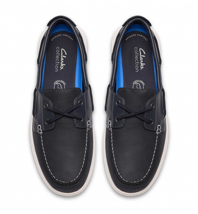 Clarks Ανδρικό Δερμάτινο Boat Flexway 2Eye
