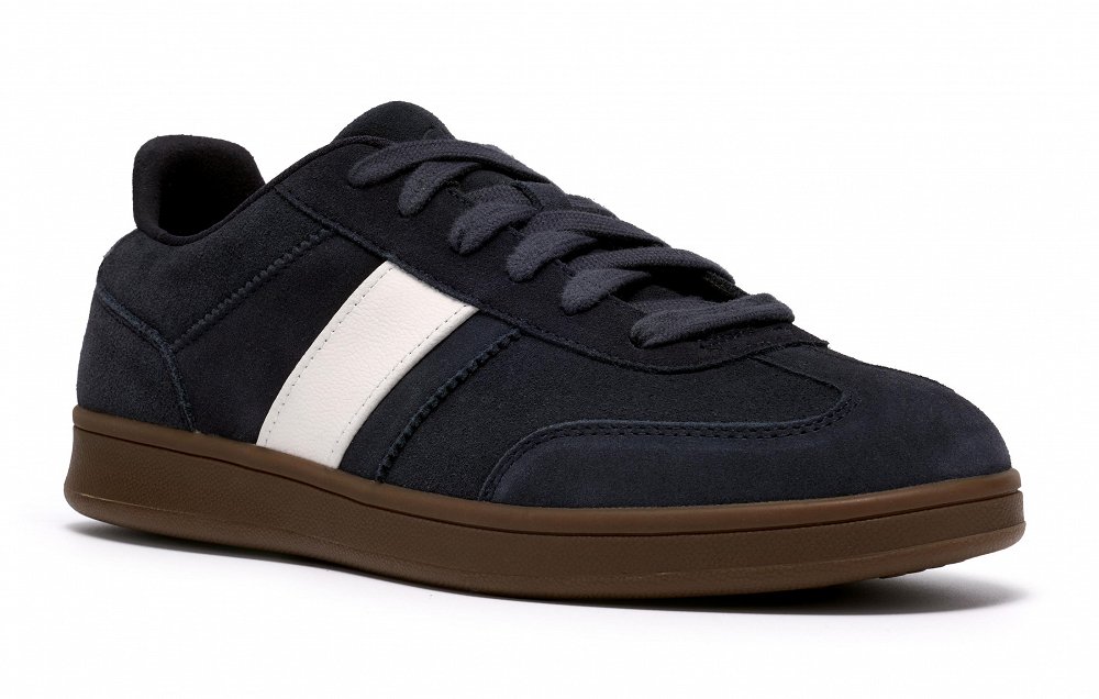Clarks Ανδρικό Δερμάτινο Sneaker Seco Speed 26187824 Navy Suede