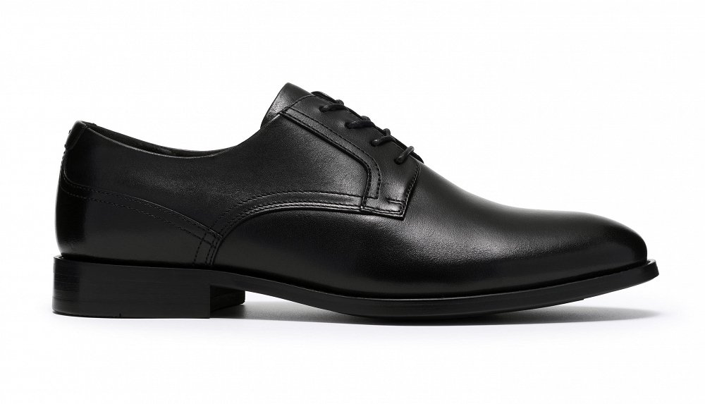 Clarks Ανδρικά Δετά Παπούτσια Bowburn Lace 26189035 Black Leather