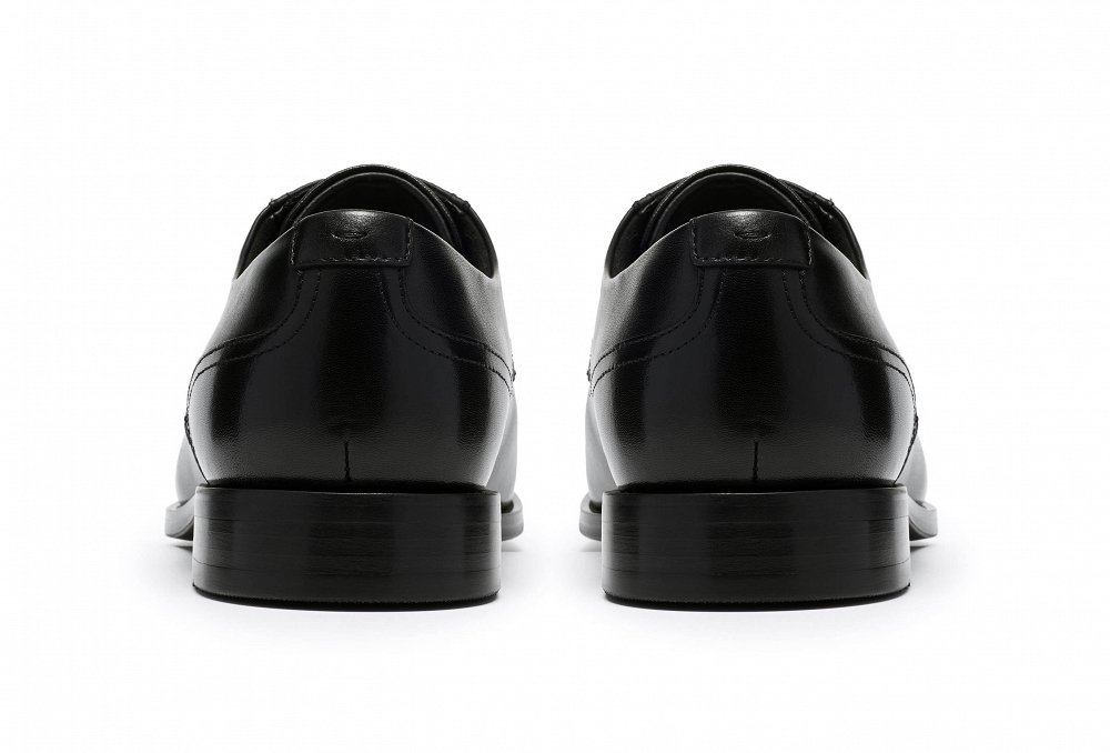 Clarks Ανδρικά Δετά Παπούτσια Bowburn Lace 26189035 Black Leather