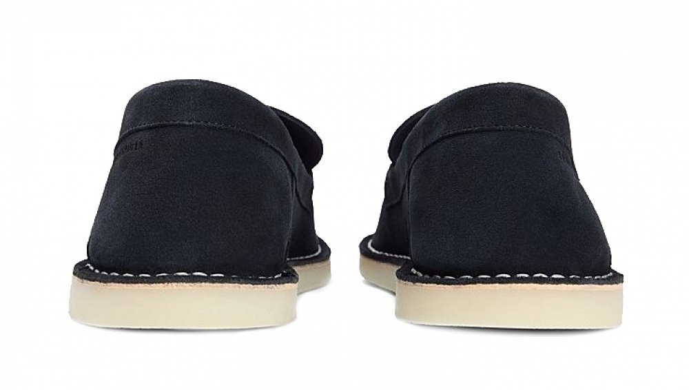 Tommy Hilfiger Ανδρικό Δερμάτινο Μοκασίνι FM0FM05782 DW5 Μπλε