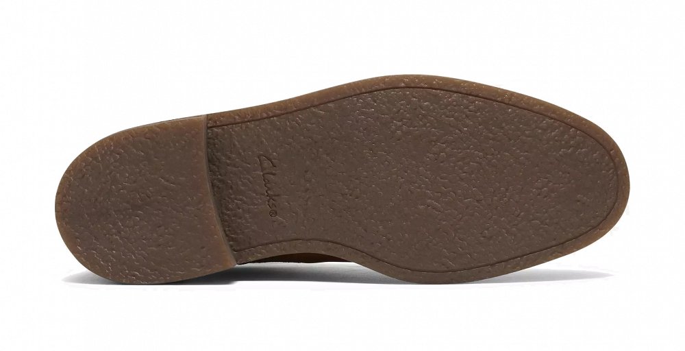 Clarks Ανδρικά Δερμάτινα Μποτάκια Jaxen Easy 26327305 Καφέ